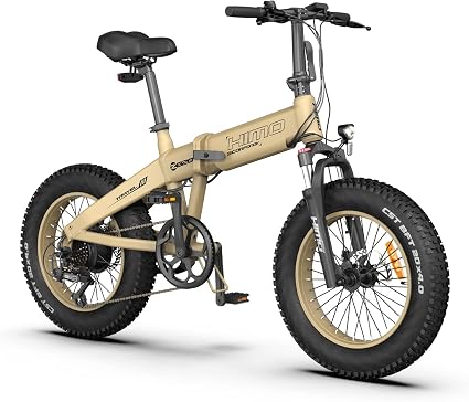 HIMO ZB20 MAX 4.0 Fat Tire Bici Elettrica Pieghevole, Batterie Rimovibili  da 48 V/10 Ah, 250W Motor,Shimano 6,e-Bike per  spiaggia/neve/tuttoterreno,Nero : Amazon.it: Sport e tempo libero