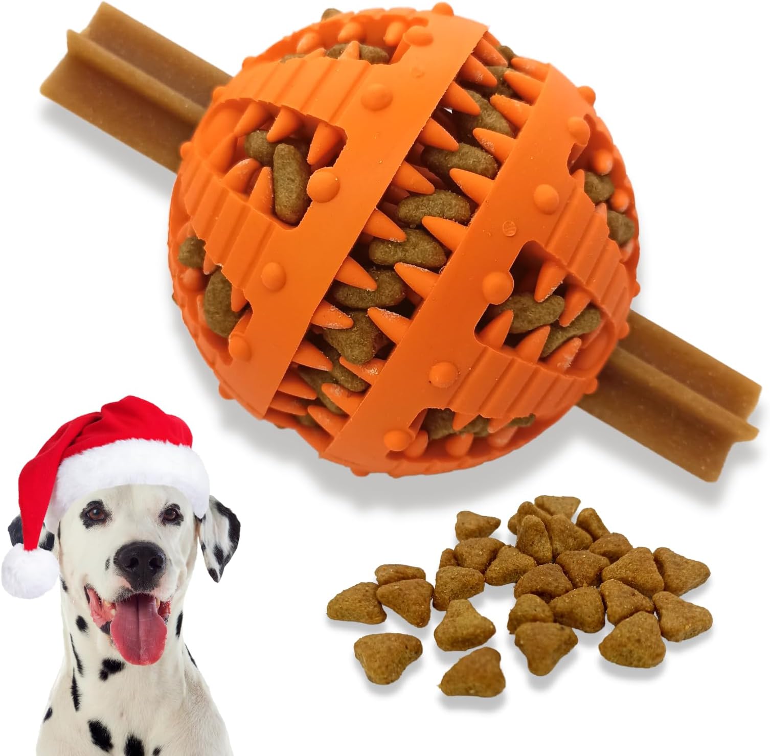 KONG StuffABall Durable Rubber, Treat Dispensing and Teeth