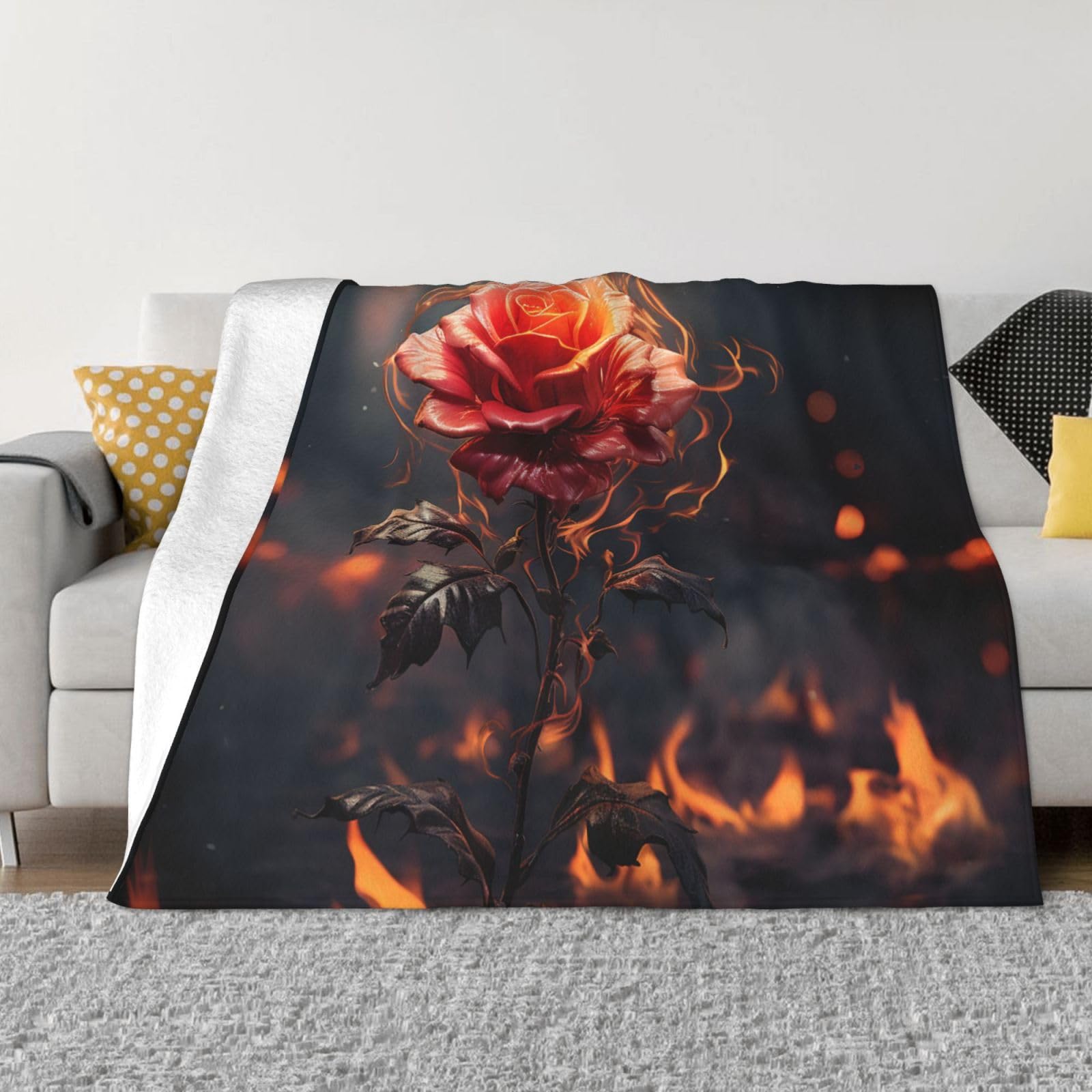 Couverture en peluche pour canapé idéale pour des soirées cocooning chaleureuses