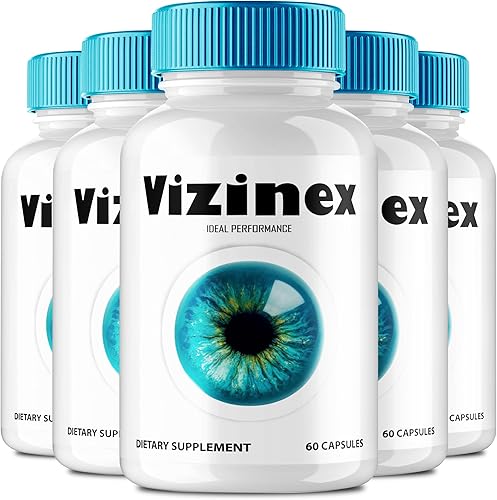 Vizinex - Cápsulas de suplementos para la salud ocular, píldoras de vitaminas oficiales Vizinex para ojos, extra fuerte, todo natural, para