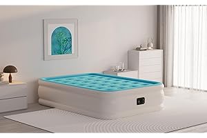 Comfortable Blow-Up Mattresses Instantly Full with Built-In Pump