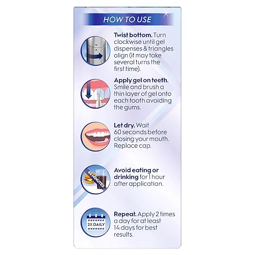 Miniatura 4 de Crest 3DWhite - Bolígrafo blanqueador de dientes, fácil de usar, borra las manchas superficiales, hasta 75 usos por bolígrafo, solución práctica