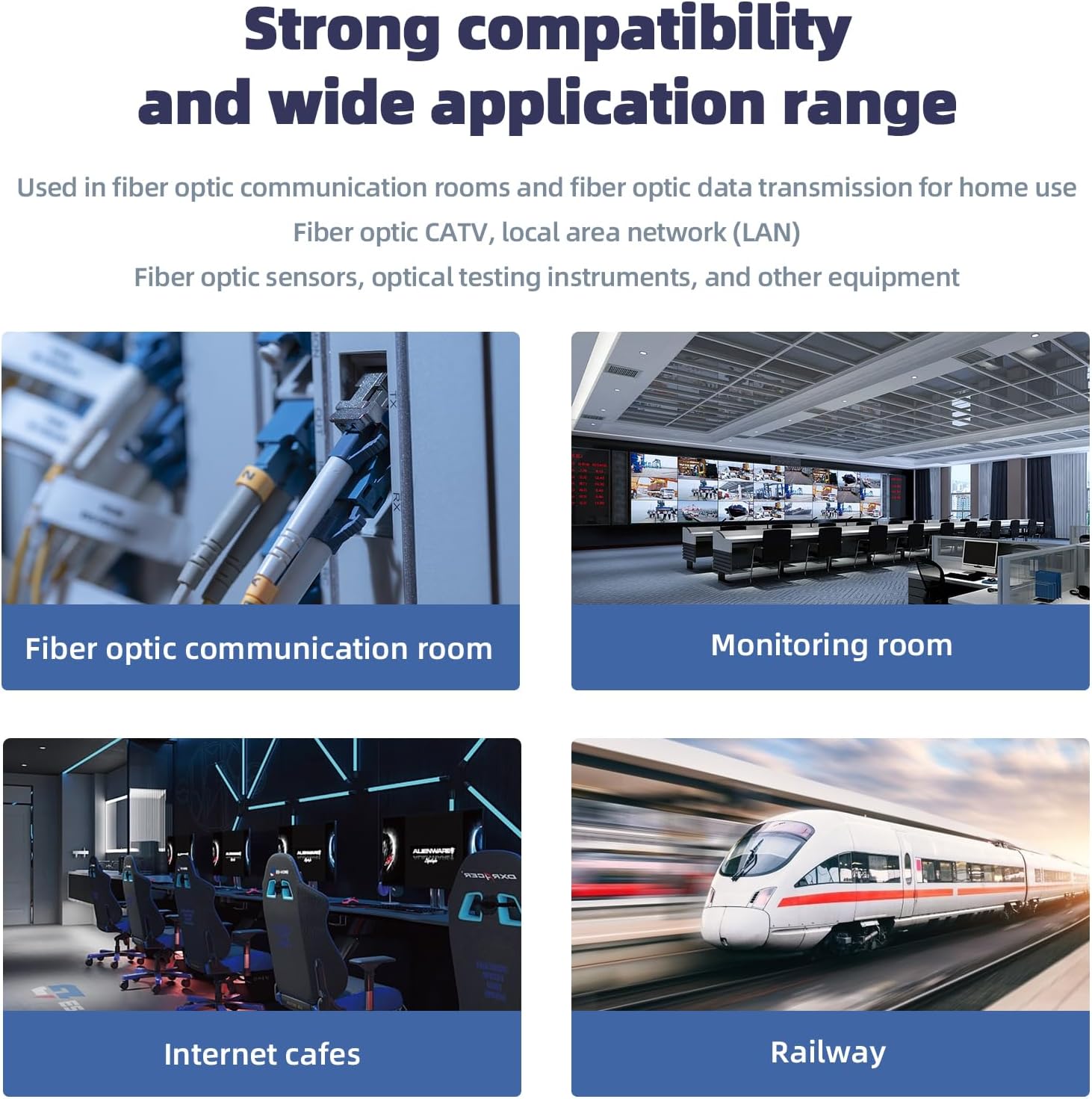MPO-MPO Patch Cord, OM4 Multimode Fiber, 12-core Fiber for QSFP+ Transceivers, 3-Meter(10ft) 12 Strands