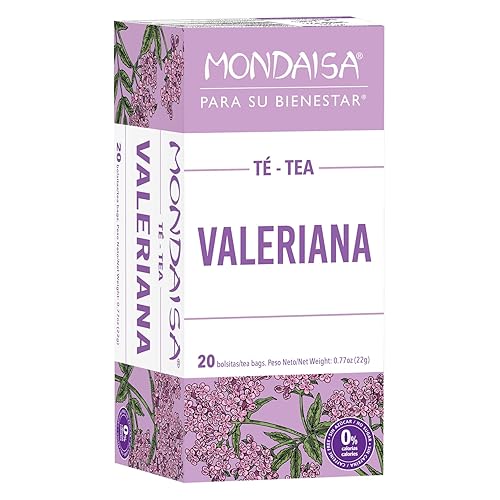 Miniatura 3 de MONDAISA - Té de raíz de valeriana, 20 bolsas de té (paquete de 4), certificado KOSHER