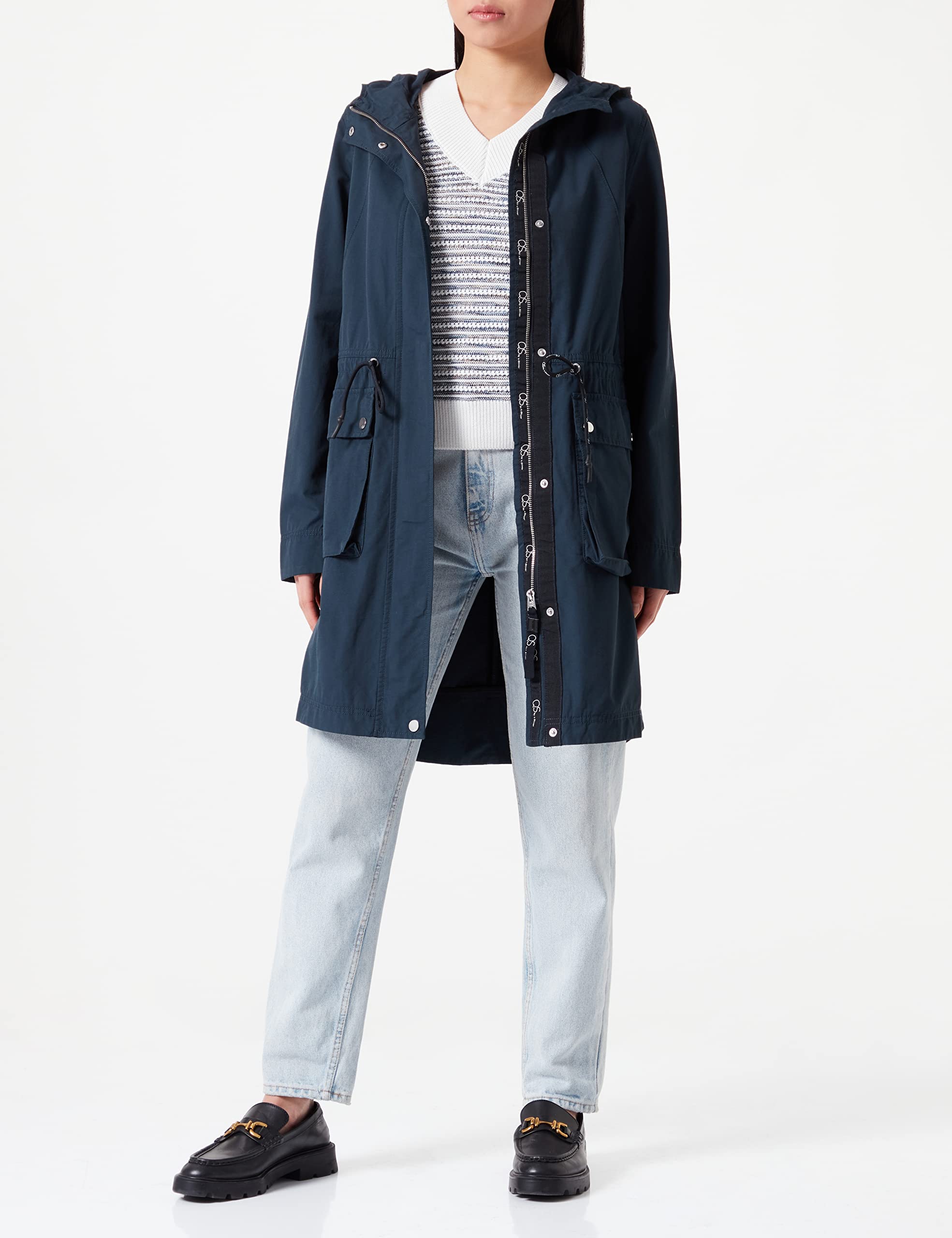 Q/S by s.Oliver Mantel Giubbotto, Blue Green, S da Donna