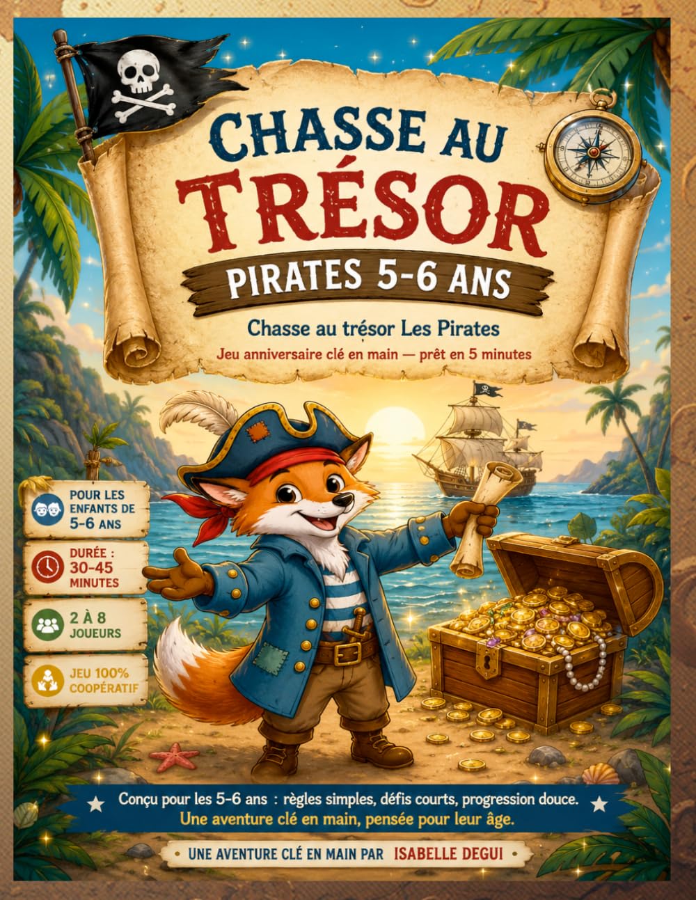 La Grande Chasse au Trésor des Pirates: Jeu anniversaire clé en main – activité immersive pour enfants