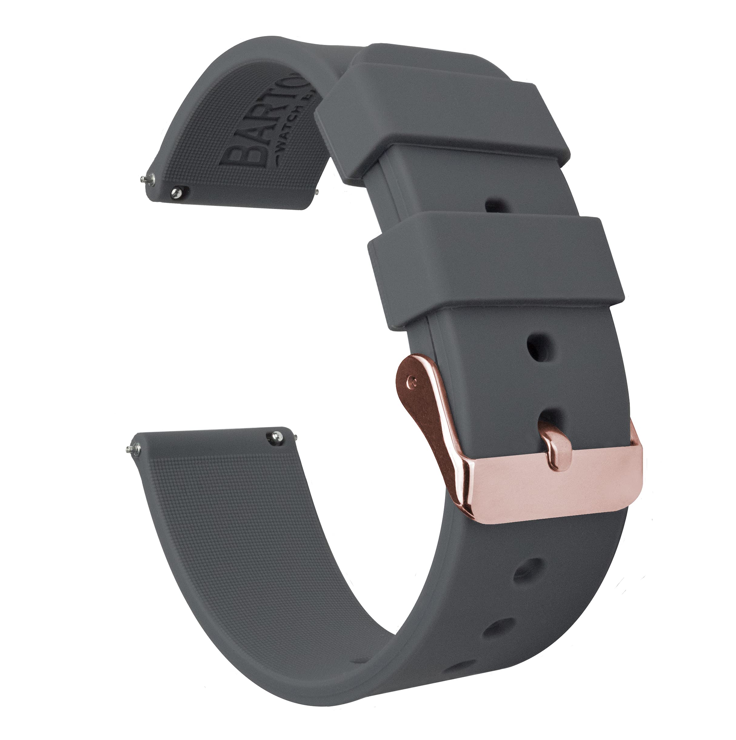 BARTON WATCH BANDS - Soft Silicone Quick Release Straps