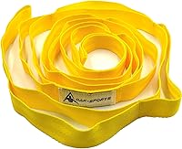 Vista 15 de Correa de estiramiento con bucles para yoga, correa de estiramiento para terapia física, correa de ejercicio no elástica para pilates, danza