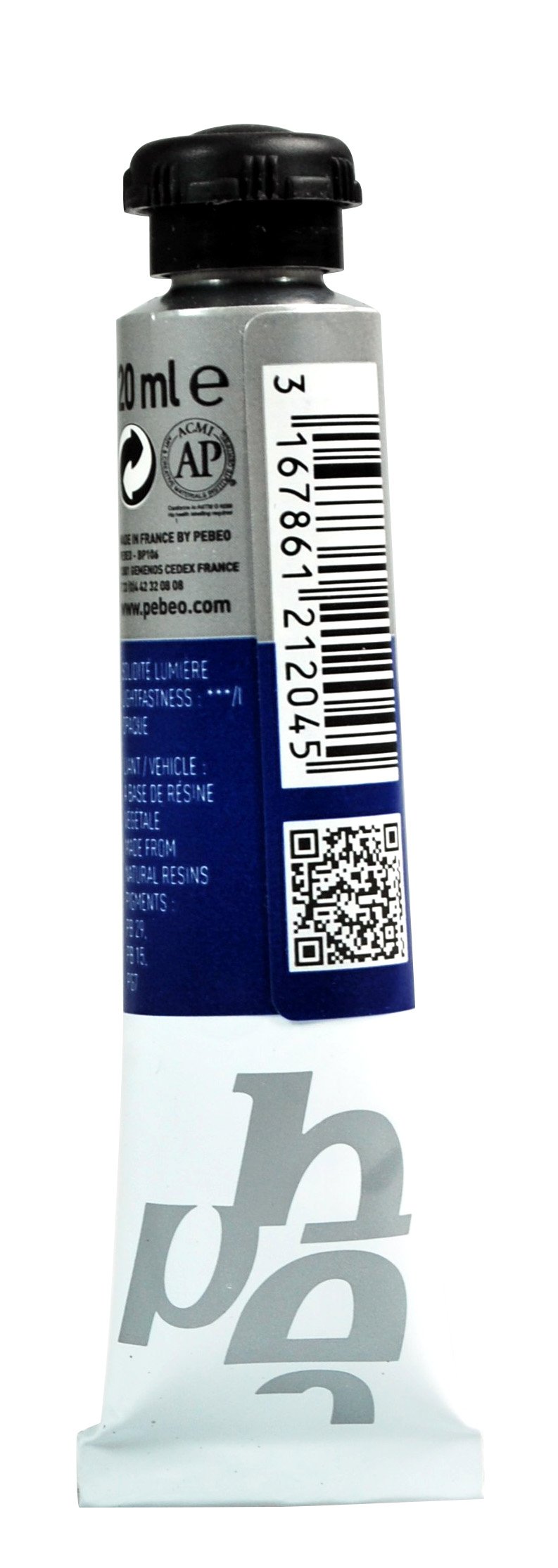 PÉBÉO PEINTURE GOUACHE 1 TUBE DE 20 ML BLEU DE