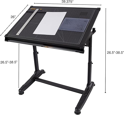Miniatura 3 de Stand Up Desk Store - Mesa de dibujo de altura ajustable y escritorio de dibujo, escritorio ergonómico de pie con escritorio inclinable, gran