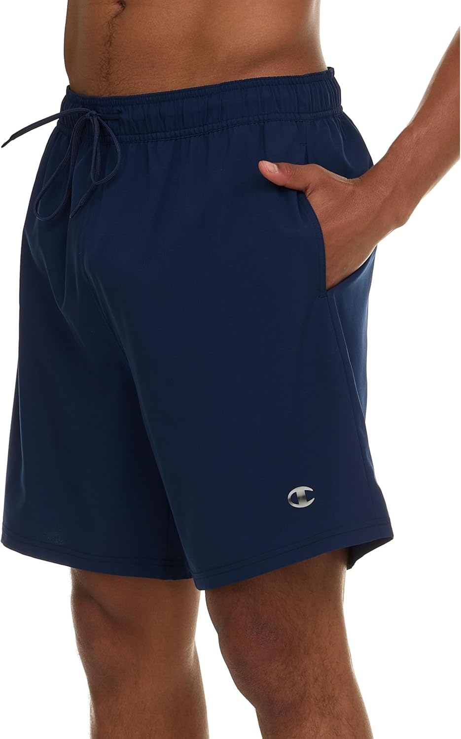 Champion Mens Swim Trunks with Mesh Liner, 7" Inseam Quick Drying Mens Bathing Suit, Board Shorts for Swimming and Beach