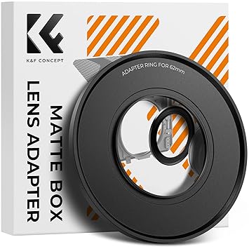 K&F Concept 62mm Matte Box Lens Adapter Ring Only for K&F Camera Matte Box