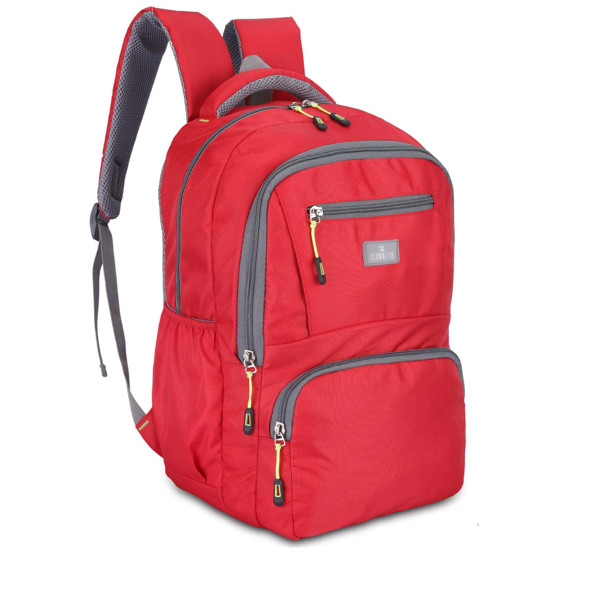 THE CLOWNFISH Polyester 15.6 inch Laptop Backpack College School Bag Travel Backpack For Men and Women