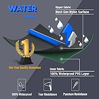 Vista 5 de Fishing Waders for Men, 2-Ply Nylon/PVC Waterproof Women Chest Wader with Boots, Bootfoot Hunting Waders