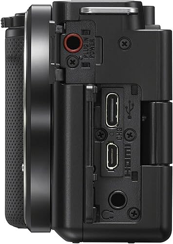 Miniatura 7 de Sony Cámara sin espejo ZV-E10 con lente de 0.630-1.969 in, memoria de velocidad extrema de 128 GB, lente gran angular .43 y 2X, estuche. Trípode,