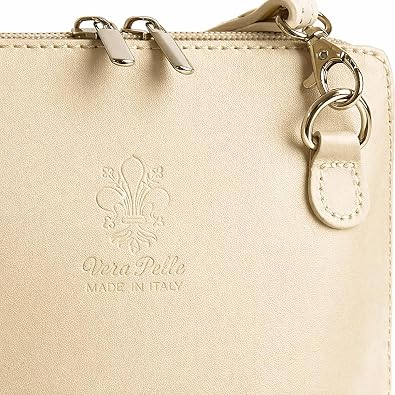 Woodland Leathers Small Vera Pelle Handbag Genuine Leather Cross Body Bag for Women Italian Mini Shoulder Bag Highquality Strap