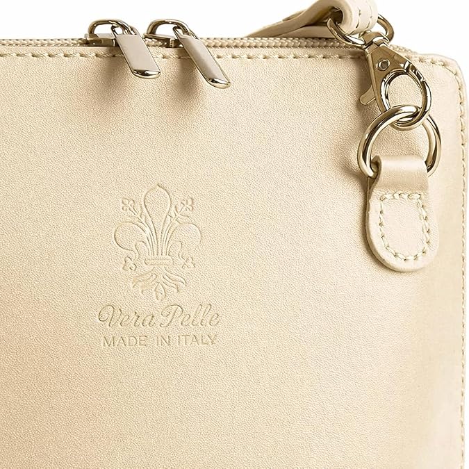 Woodland Leathers Small Vera Pelle Handbag Genuine Leather Cross Body Bag for Women Italian Mini Shoulder Bag Highquality Strap