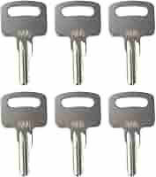 QWORK Lot De 10 Clés De Contact 455 Pour Nacelles Genie Skyjack Terex - Clés Équipement Lourd