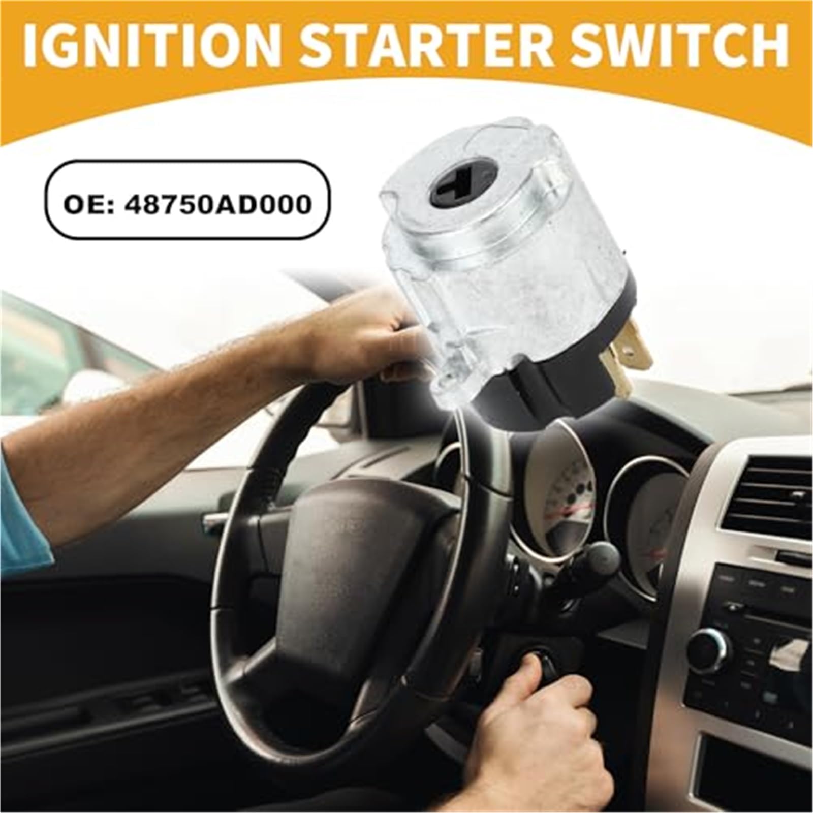 Ashata Interrupteur D'allumage Interrupteur De Démarrage D'allumage De