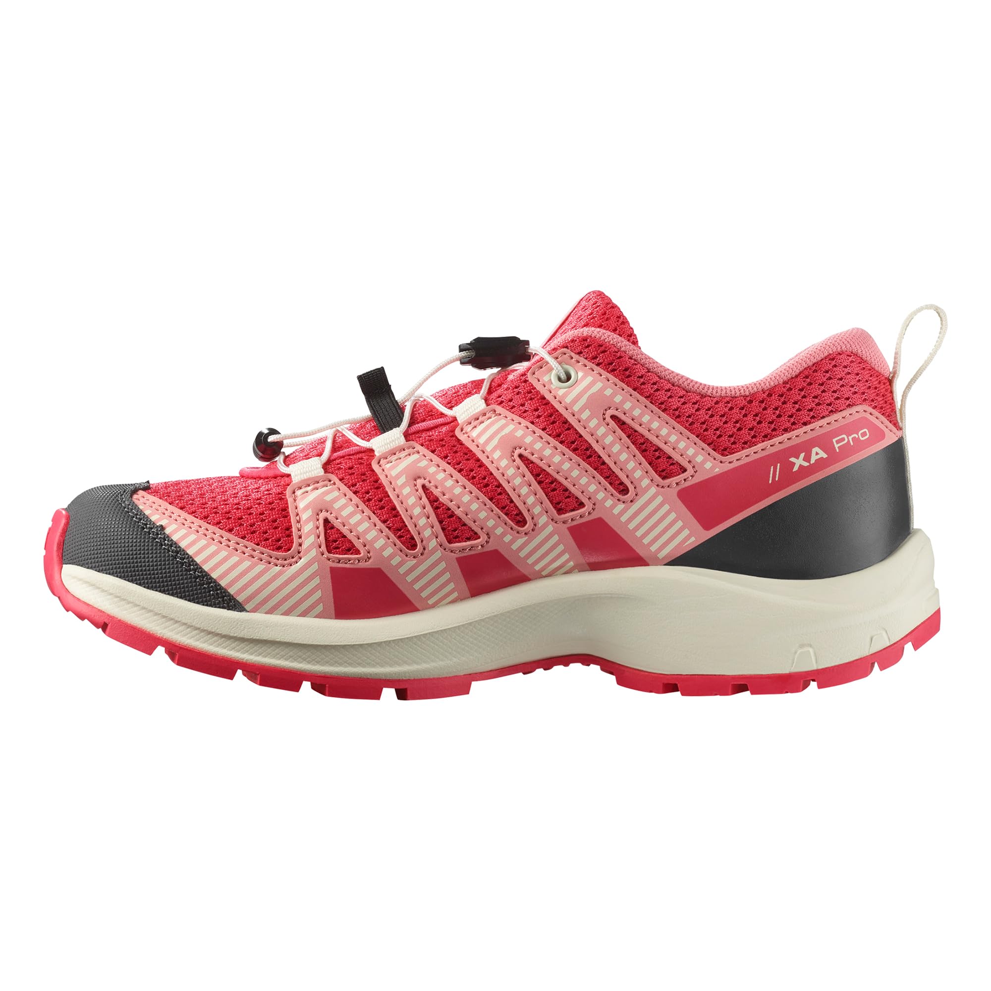 Salomon Junior XA PRO V8 Junior, Urban Chic/Black/Dark, uniwersalne buty turystyczne dla wygody, idealne do butów turystycznych i biegania w terenie, do przygód na świeżym powietrzu 8, Rouge czerwone