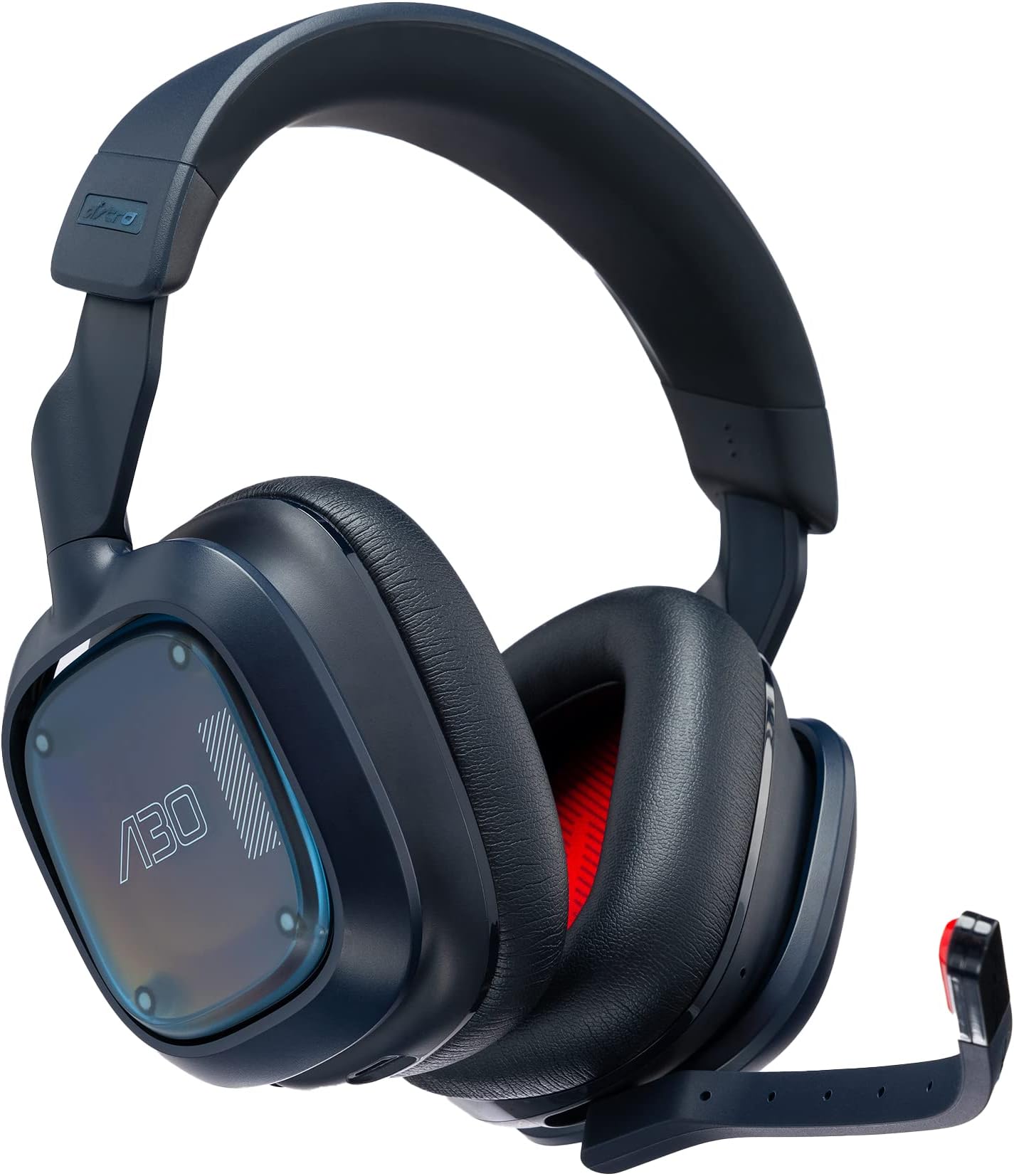 Logitech G Astro A30 LIGHTSPEED Wireless Gaming Headset, Bluetooth, Dolby Atmos/3D Audio compatible, Detachable Boom, 27h battery, for Xbox, PS5, PS4, Nintendo Switch, PC, Android - Navy/Red