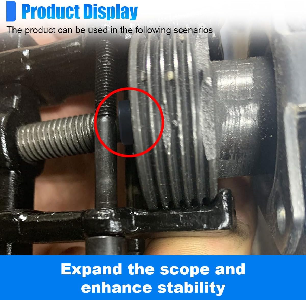 6PCS 3/16" & 1/4" Double Flare Tool Kit for Brake Lines – Universal Brake Line Flaring Tool Adapters for Fuel Lines, Copper Pipe, Aluminum Tubing – Steel Flare Adapter Set for Car, Truck, SUV