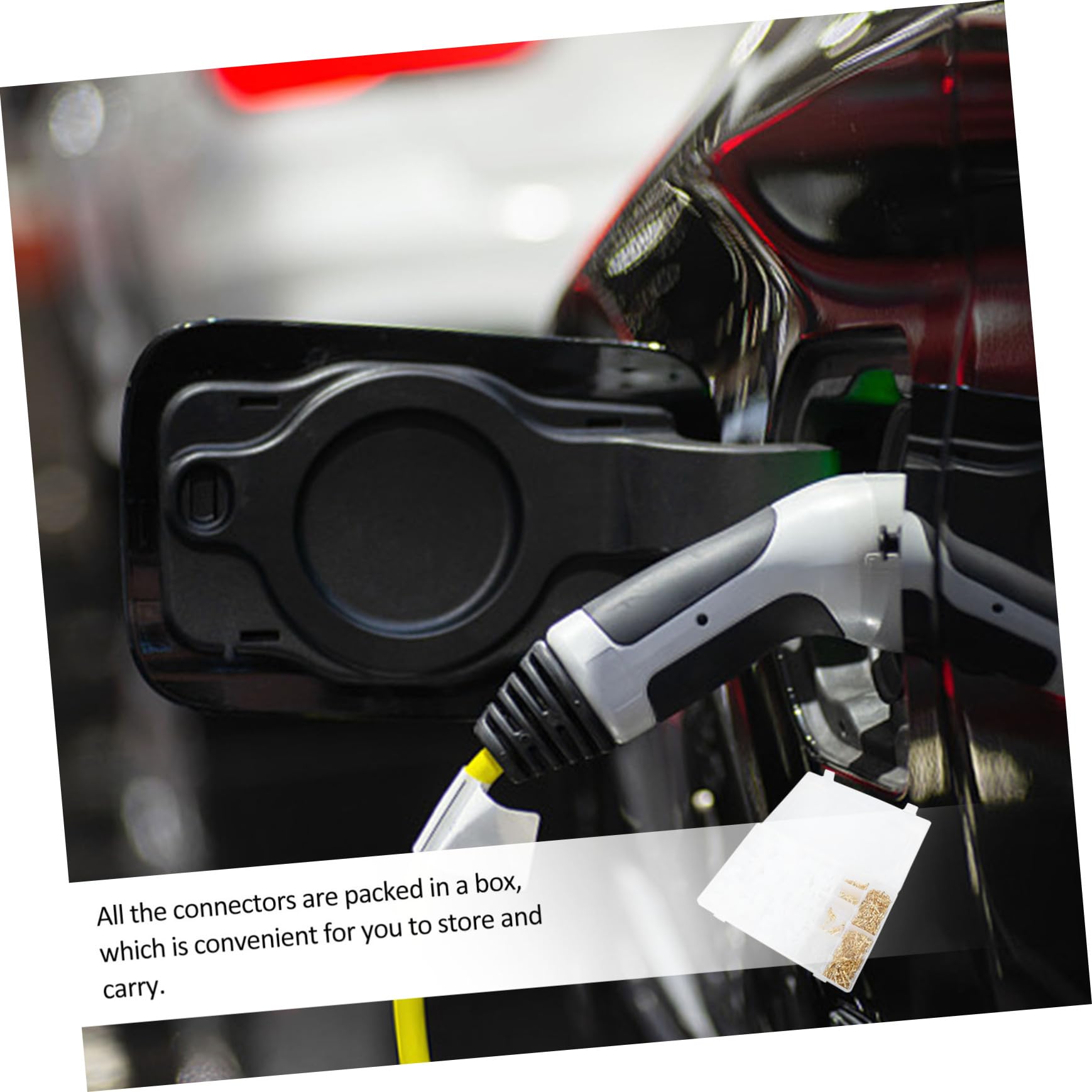 SOLUSTRE Auto Wire Spade Connector Assortment Kit 2.8mm Car Wire Connectors Easy Install Perfect for DIY