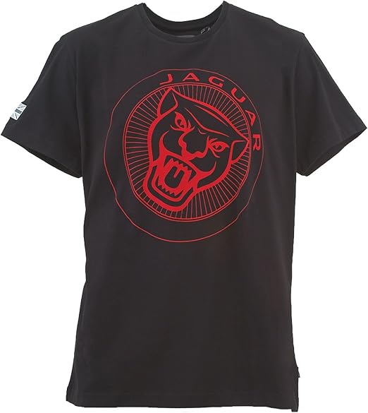 JAGUAR Official Merchandise Men's Large Growler Logo Tee Small Black