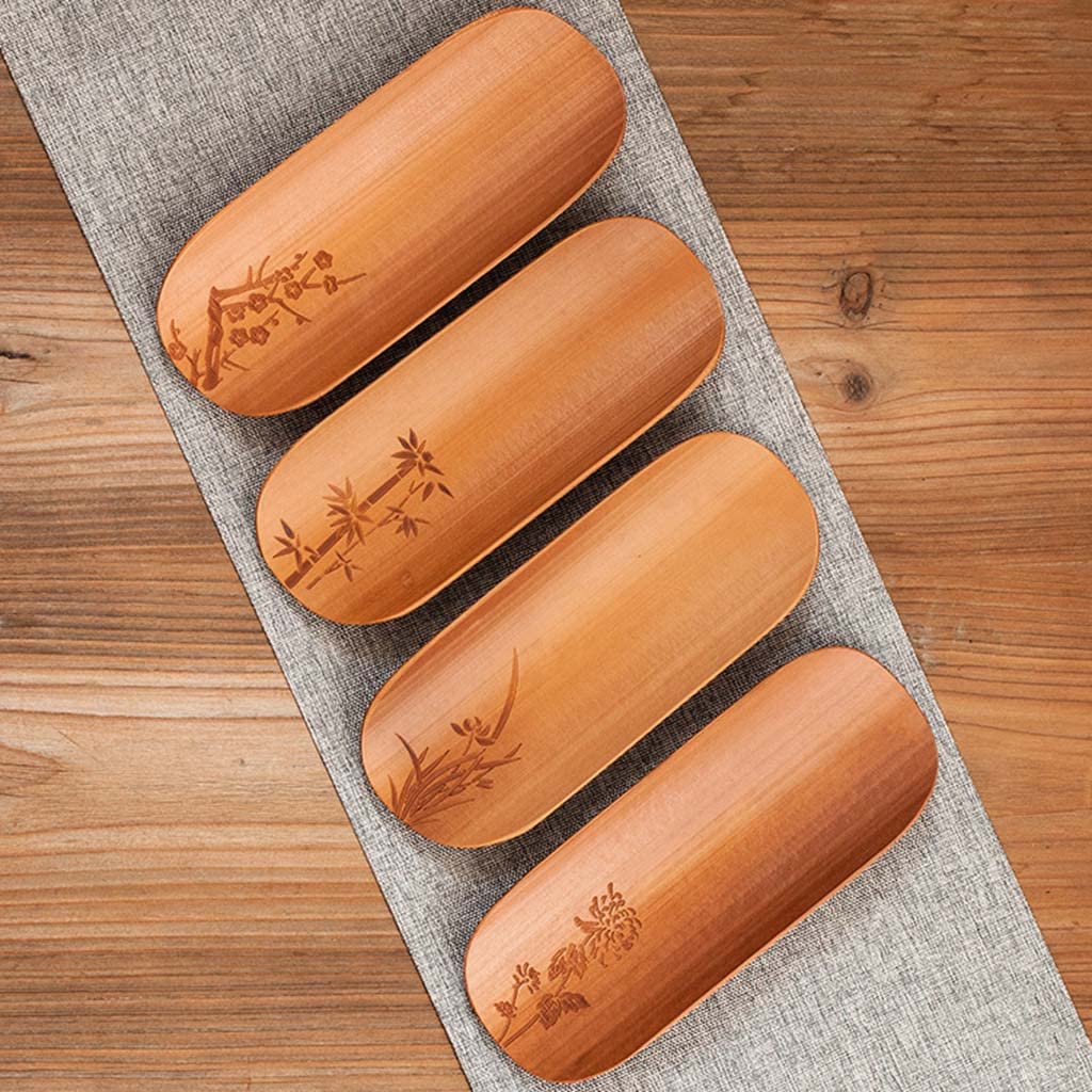 Juego de 3 herramientas de té de bambú natural para disfrutar con la familia para preparar té, ceremonia de té, juego de herramientas de utensilios de cocina, exquisito juego de herramientas de té