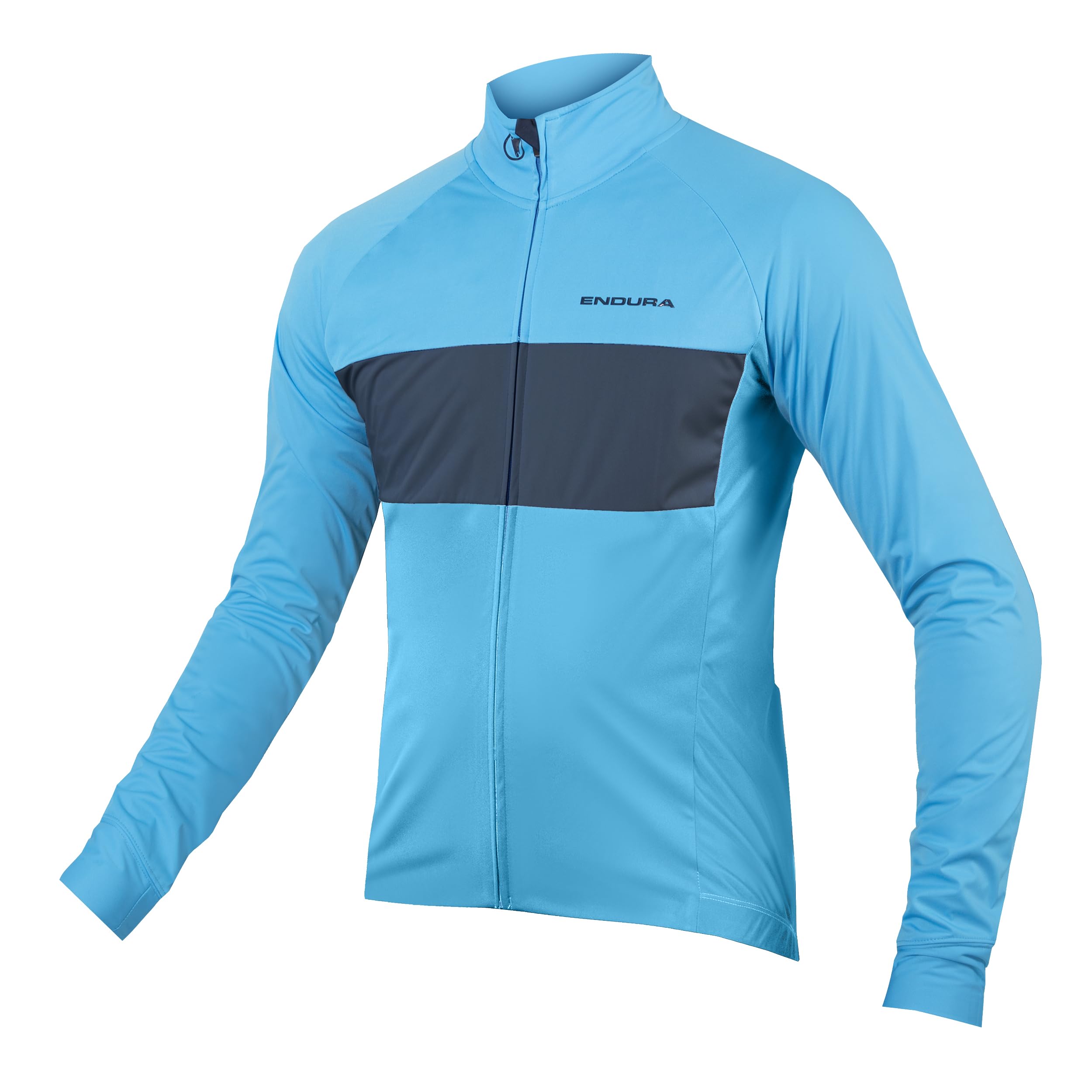 Endura FS260-Pro Jetstream męska koszulka kolarska z długim rękawem, kolor niebieski, rozmiar S, niebieski atrament, S