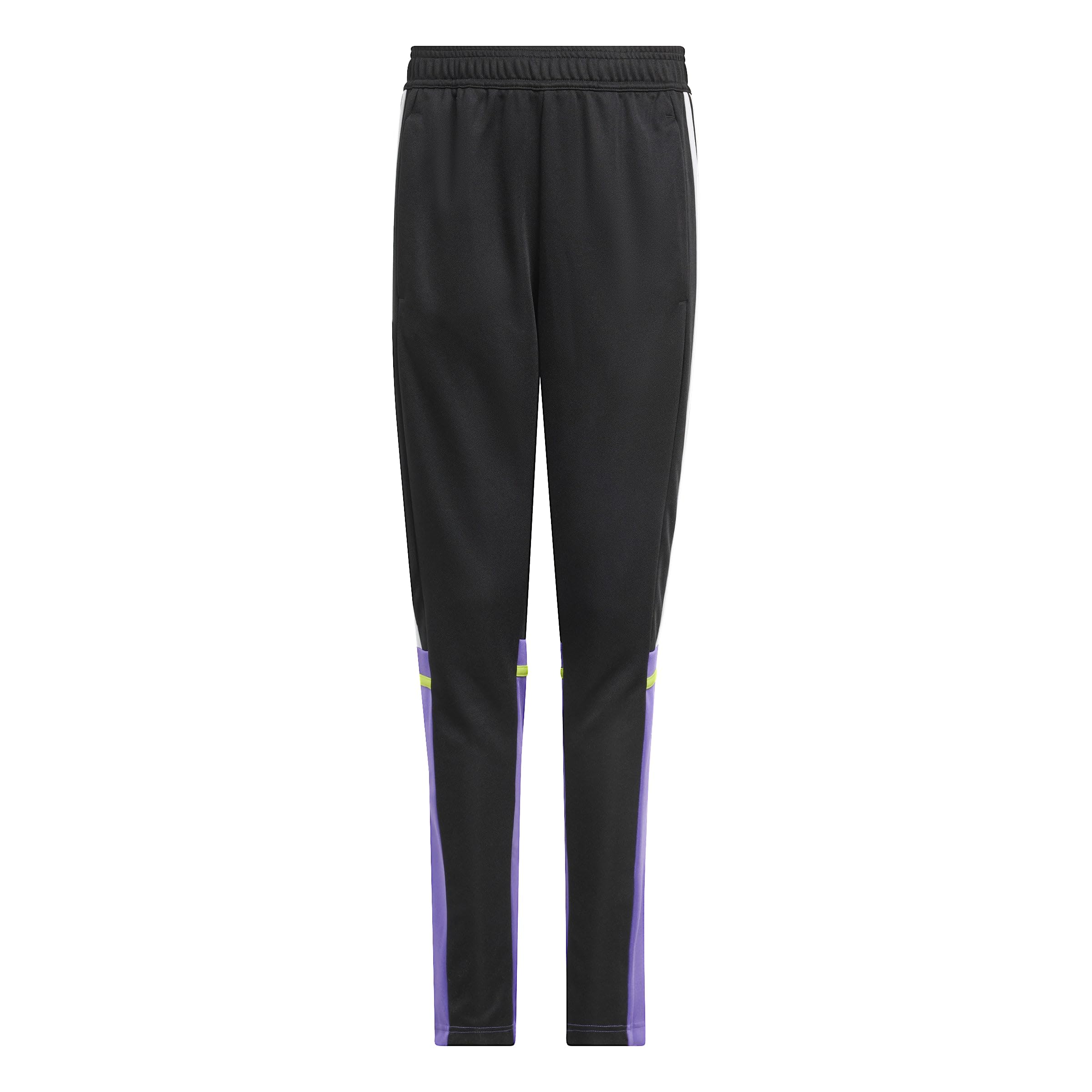 adidas Unisex Kids SQUADRA25 Training Pant Kids, Black/Purple Rush, 9-10 Years