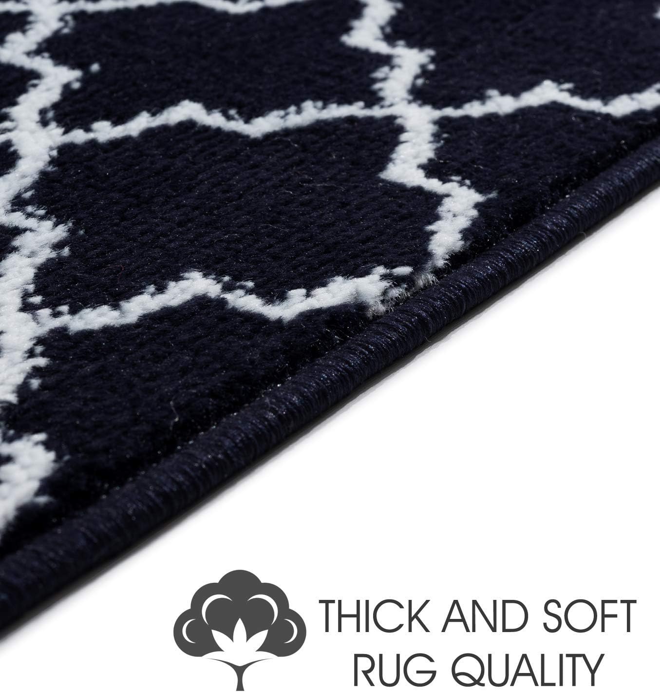 🔥 Hоt Dеаlѕ SUSSEXHOME Stair Treads - 100% Polypropylene Carpet Strips for Indoor Stairs - Easy to Install Runner Rugs W/ Double Adhesive Tape - Safe, Extra-Grip, Decorative Mats - 13-Pack - Navy