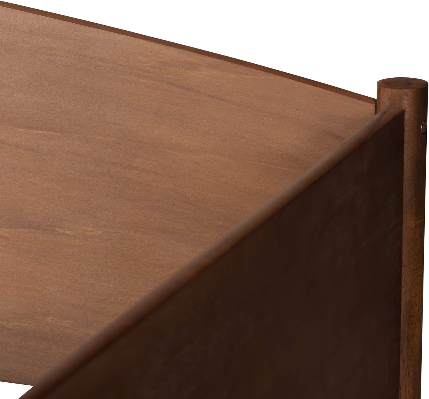 Baxton Studio Veles Mid-Century Modern Ash Wanut Finished Wood Daybed