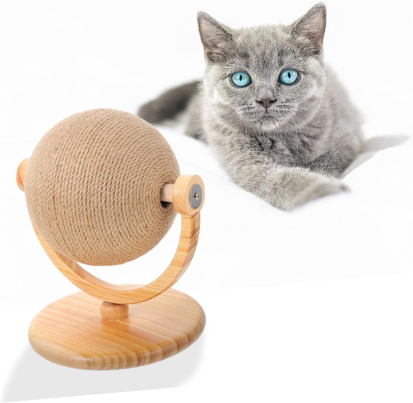 Cat Scratcher Toy for Kittens Engaging Cat Grinding Claws Toy to Satisfy Scratching Instinct Indoor Pet Supplies for Exercise and Design