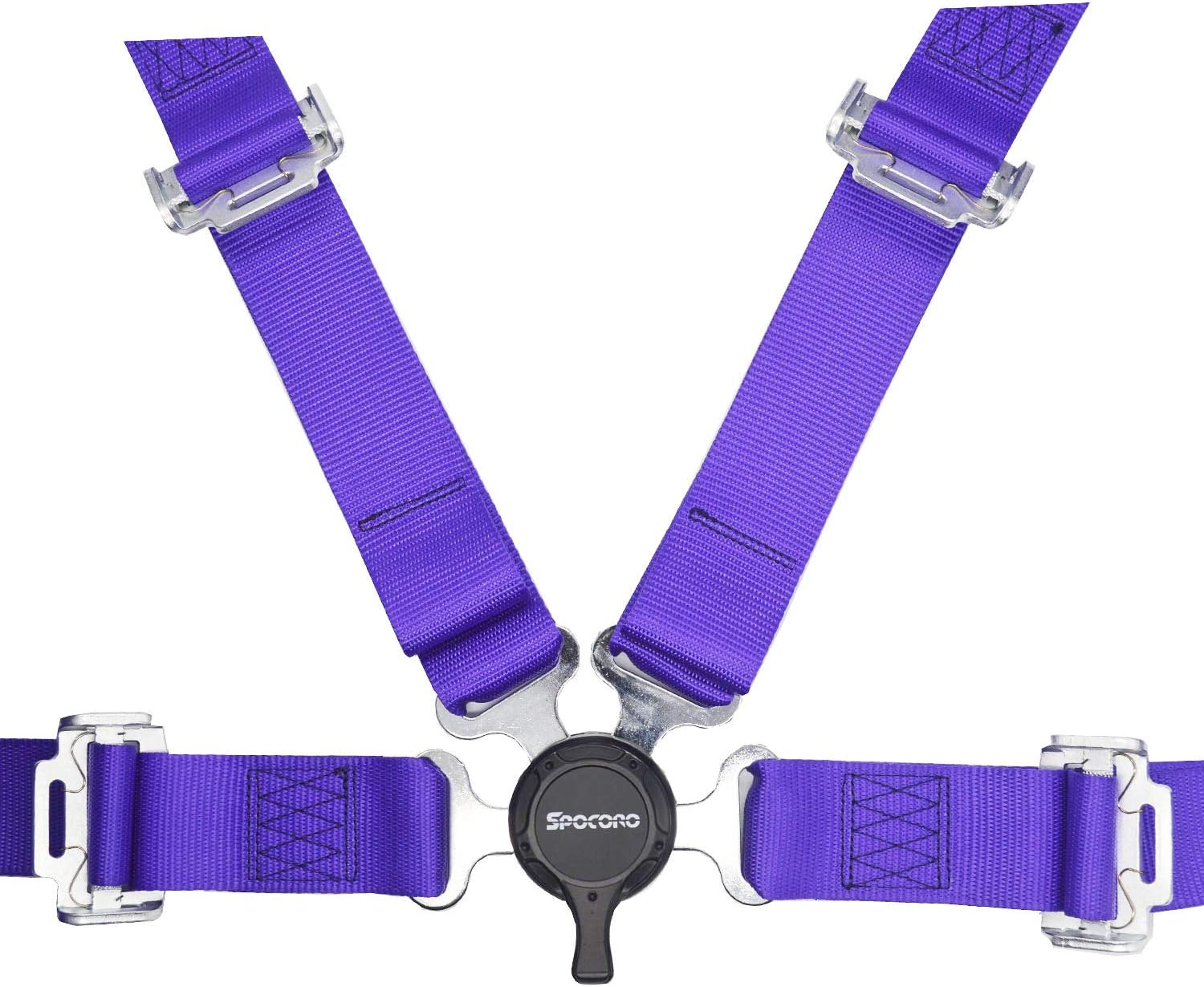 4 Point Racing Harness 2" Nylon Straps, Cam Lock Style (Pack of 1)