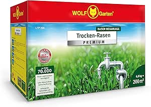 WOLF Garten LTP 200 D/A TROCKENRasen Premium FÜR 200 QM, Rot Amazon