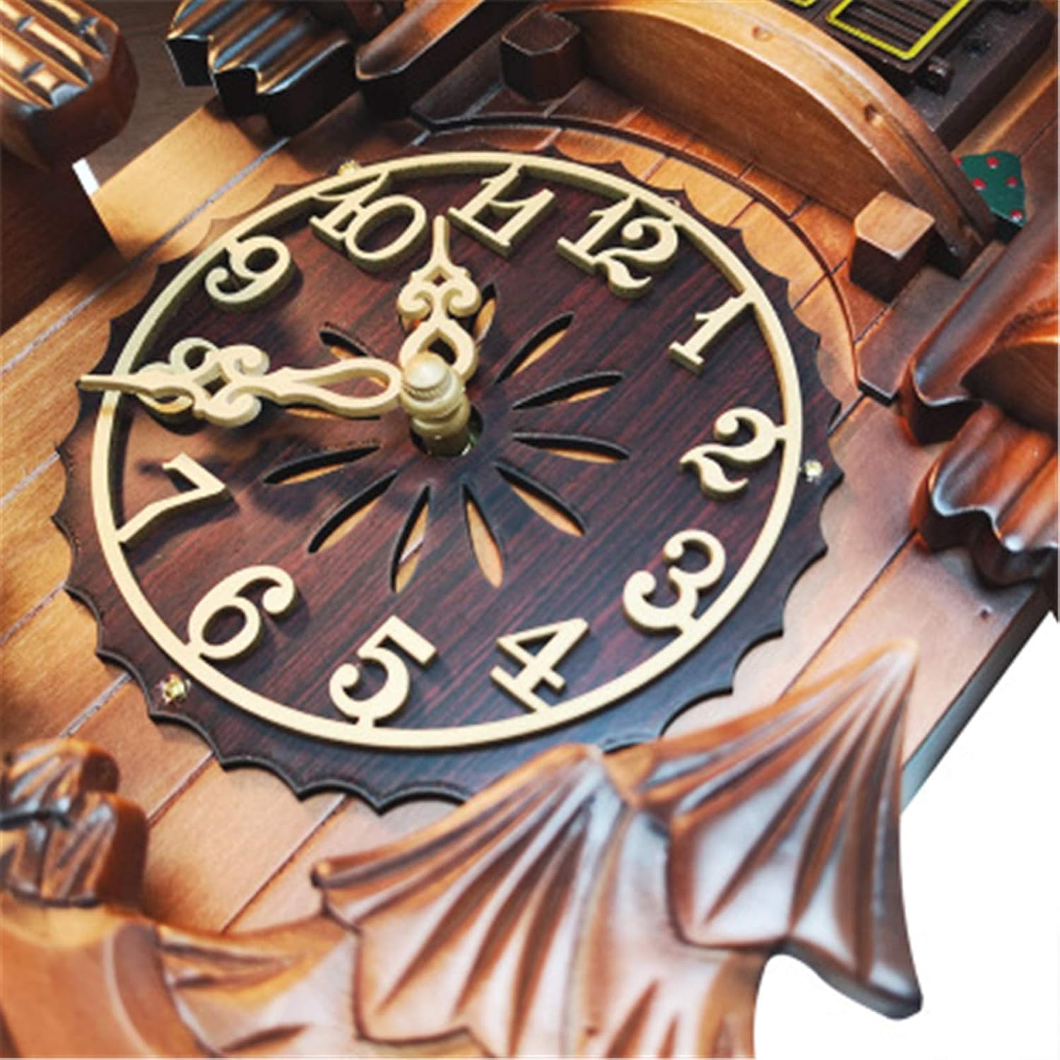 Cuckoo Clock Cuckoo Clock Chalet House Quartz Pendulum Wall Decor for Home Decor