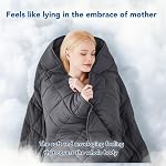 TOPCEE Couverture pondérée (15lbs 48"x72" Twin Size) Refroidissement respirant lourd Couverture en microfibre avec perles de verre Grande couverture pour adulte tout-saison été automne hiver doux épais confort couverture