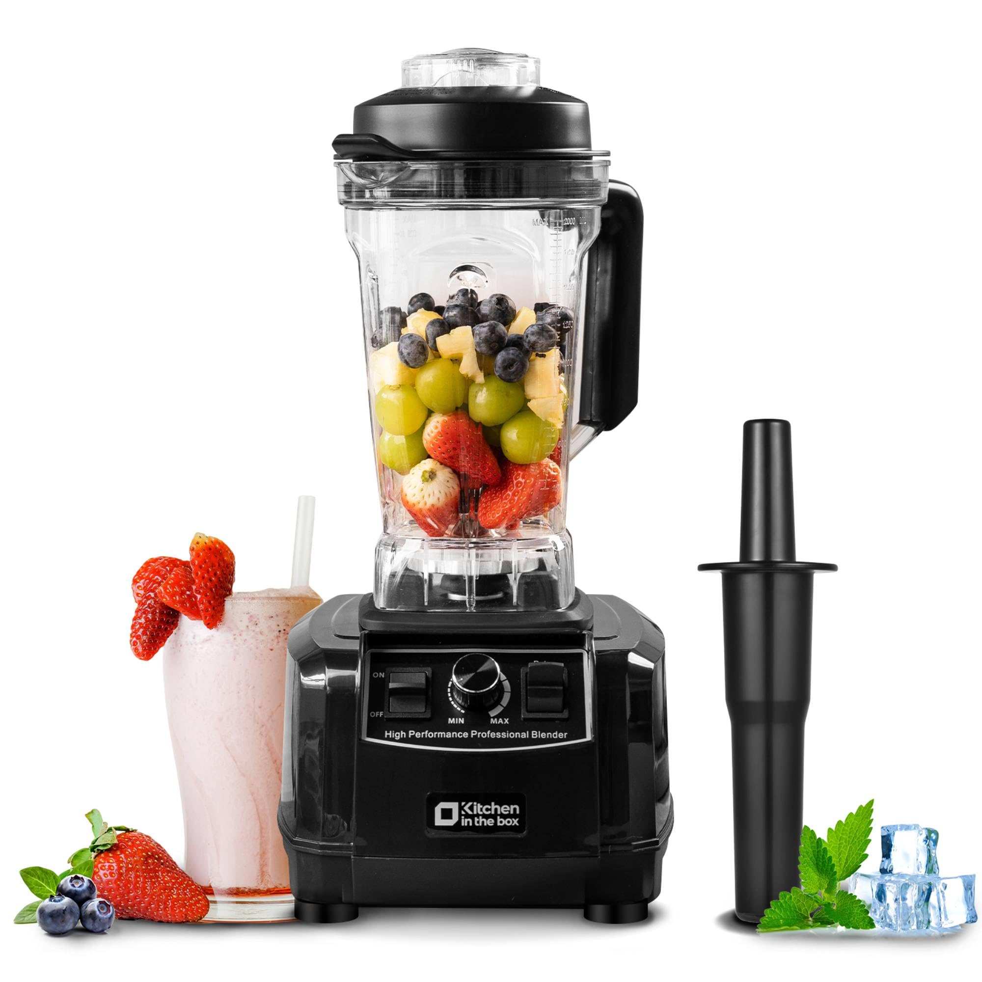 Kitchen in the box High Performance Jug Blender, 2L Large Capacity