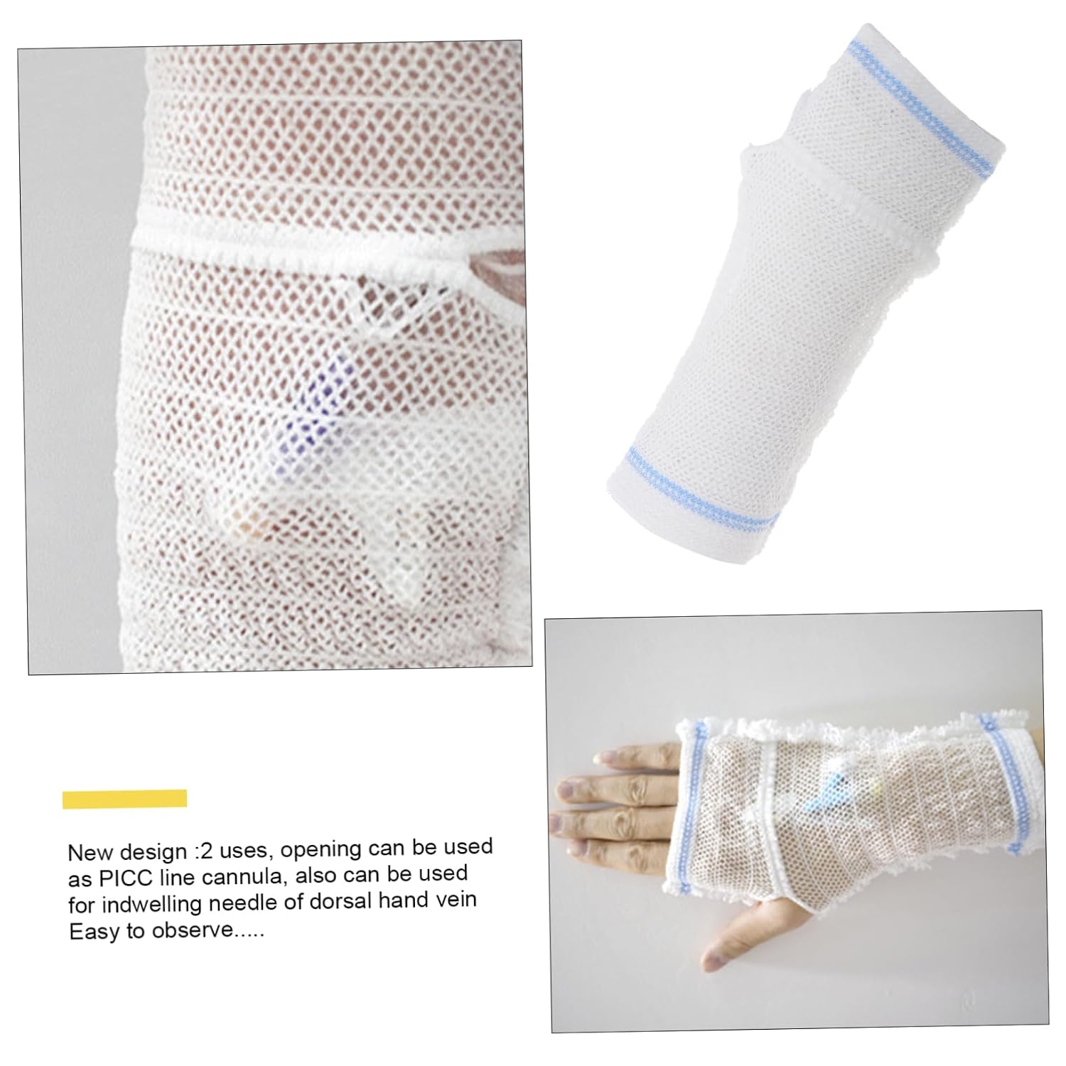minkissy 1Pc Picc Tube Protective Sleeve Breathable Arm Sleeve for Flexible Mesh Design for Comfortable Use Cost and Practical for Care