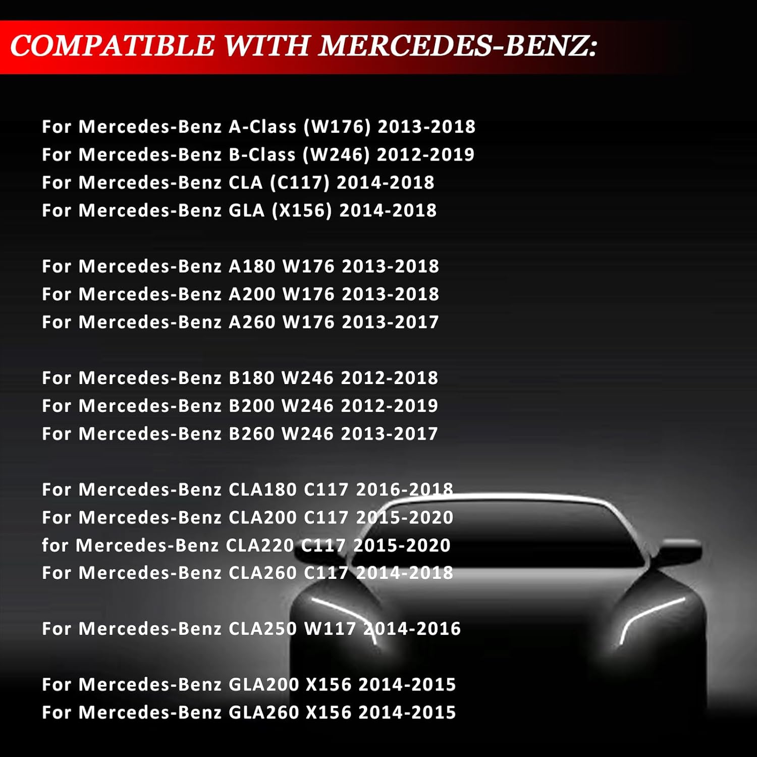 2700901029 Air Intake Suction Hose Duct for Mercedes-Benz W117 W176 W246 C117 X156 CLA250 A200 A260 B180 B200 B260 CLA180 CLA200 CLA220 CLA260 GLA200 GLA260 2013-2020, 2700900329 2700900629