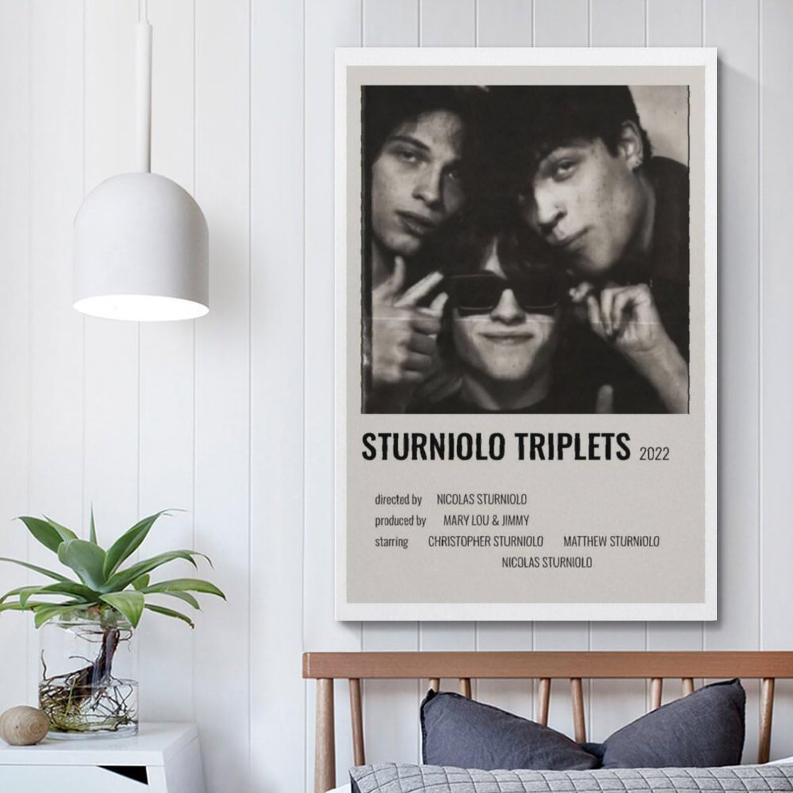 DXLFHG Sturniolo Triplets Poster 30x45cm - Wasserfeste Wanddekoration
