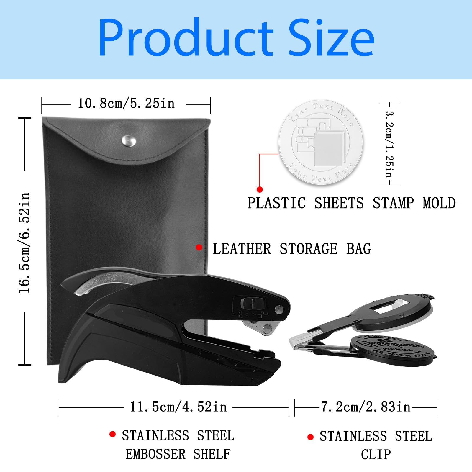 GBVllexuii Sello Personalizado De Libro En Relieve Personalizado, Sello De Biblioteca, Sello De Texto, Logotipo, Tarjetas De Visita, Cuaderno De Papel, 4 Colores Disponibles