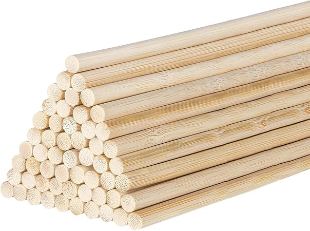 PEPLAYTAL Bambus Buch DIY-Set - 30-teilige Bambusstreifen Für Kalligraphie & Basteln