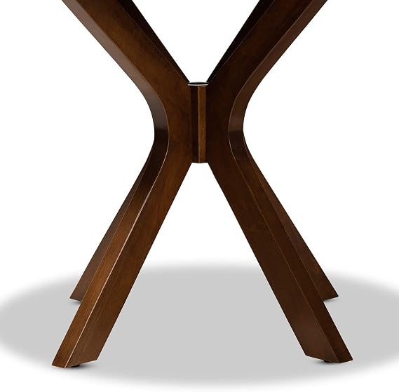 Baxton Studio 168-10891-AMZ Dining Tables, Walnut