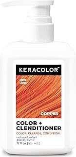 Keracolor Clenditioner COPPER Hair Dye - Semi Permanent Hair Color Depositing Conditioner