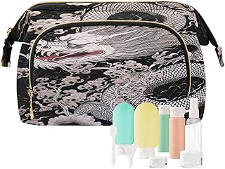 Kigai Chinese Dragon Makeup Bag Cosmetic Bag ...