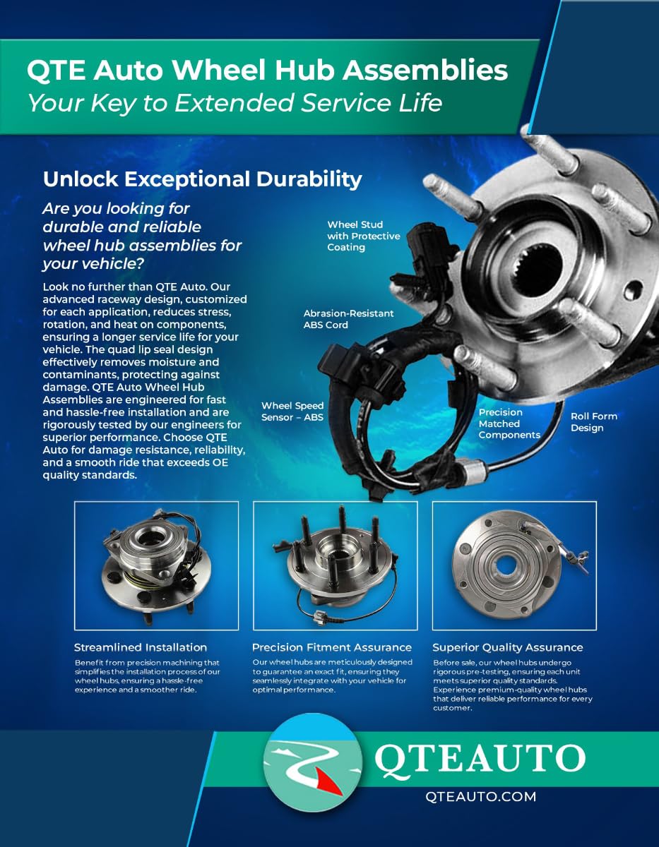 PM Auto Rear Wheel Hub Bearing Assembly Replacement for 2005-2009 Buick Lacrosse - Image 6