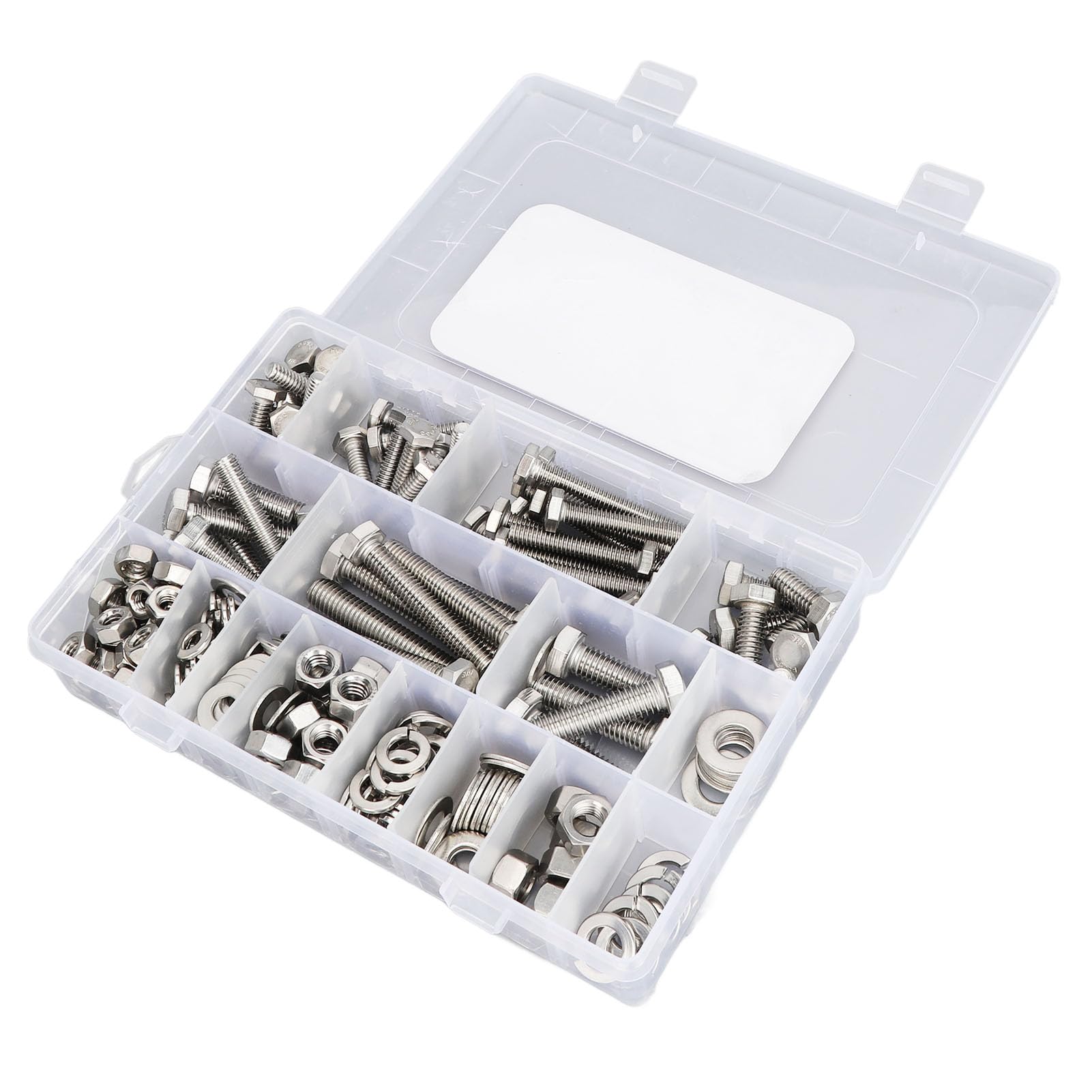 Kit d'assortiment de boulons à vis hexagonales en acier inoxydable, 246 pièces, rondelles d'écrous pour appareils ménagers