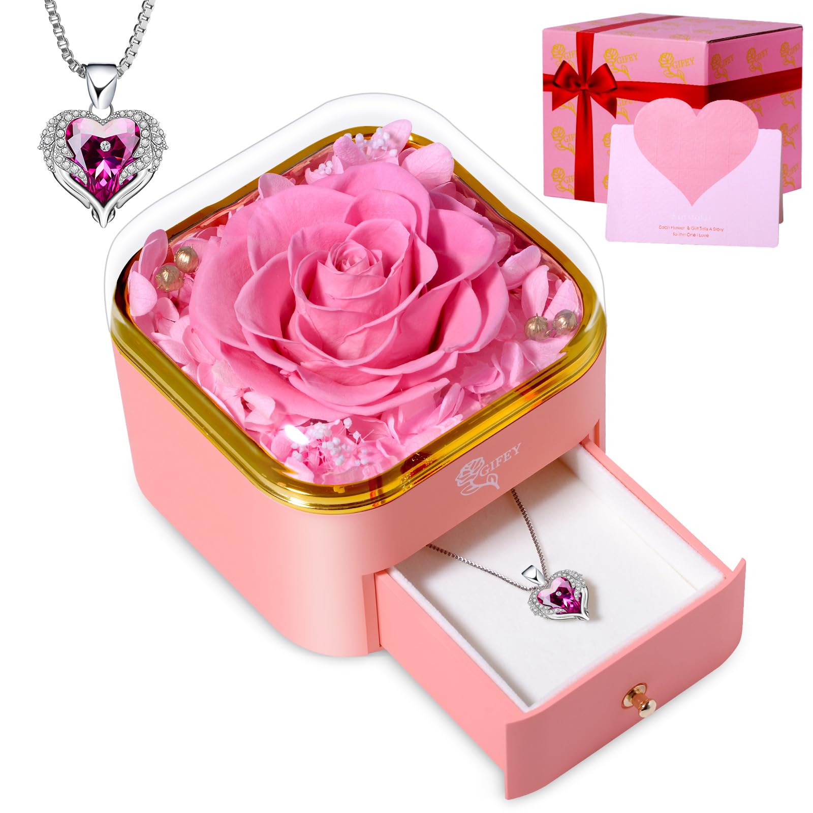 Amazon.com: Mothers Day Rose Gifts for Mom, Preserved Real Rose